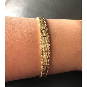 Vermeil Gold 925 Italy Bracelet 7.75” long